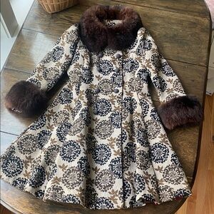 Vintage Wool and Fur Coat